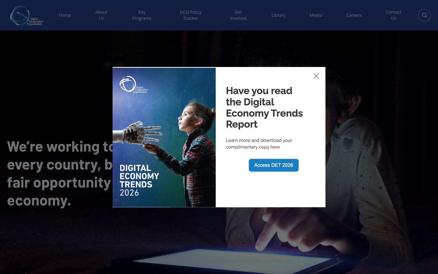Screenshot of DCO